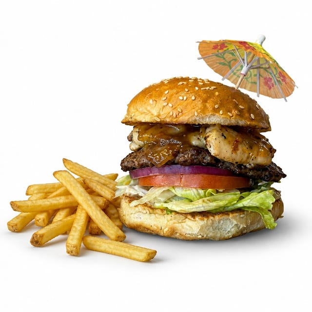 Tropical Mix Burger.